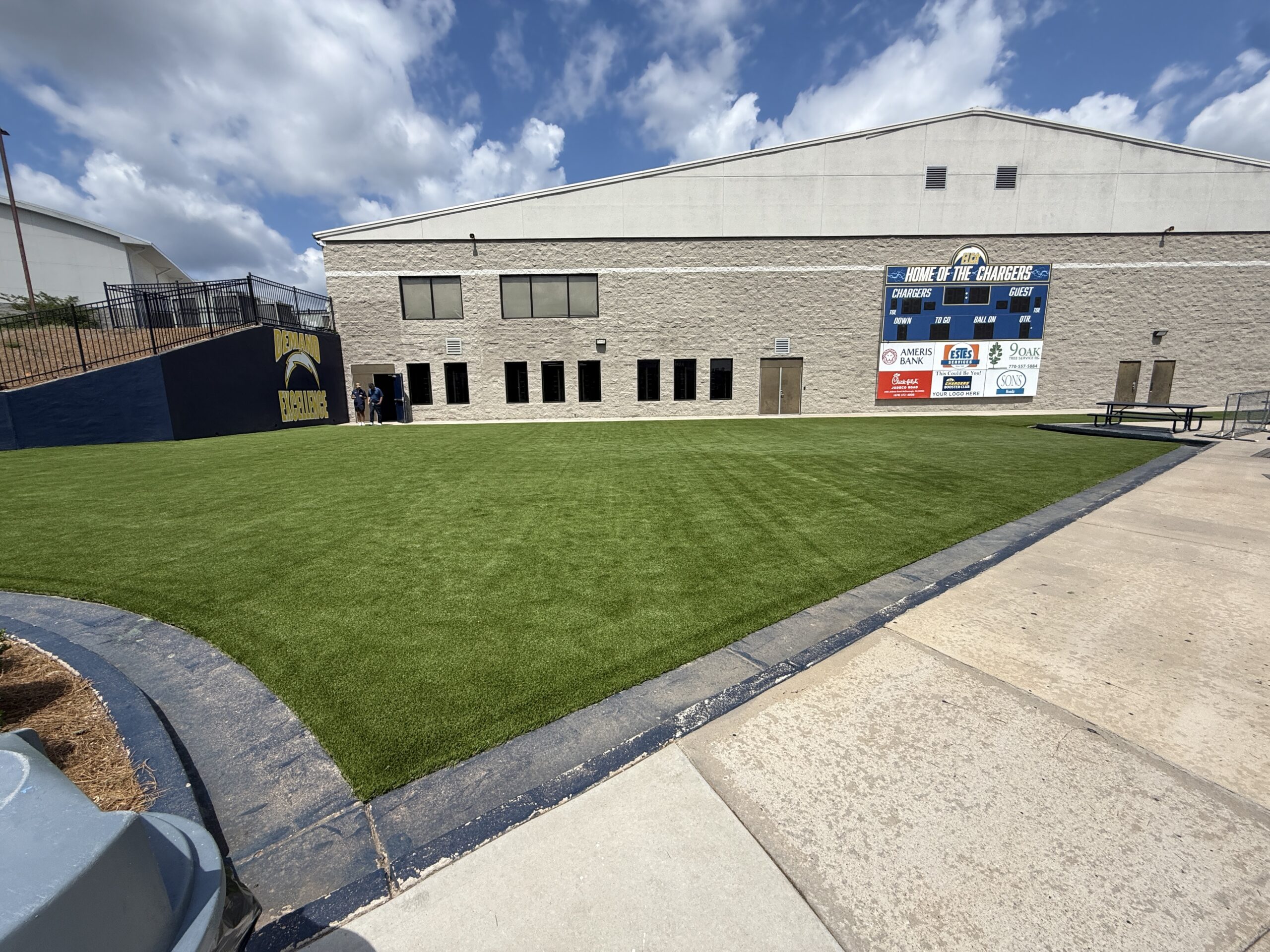 Synthetic turf for schools